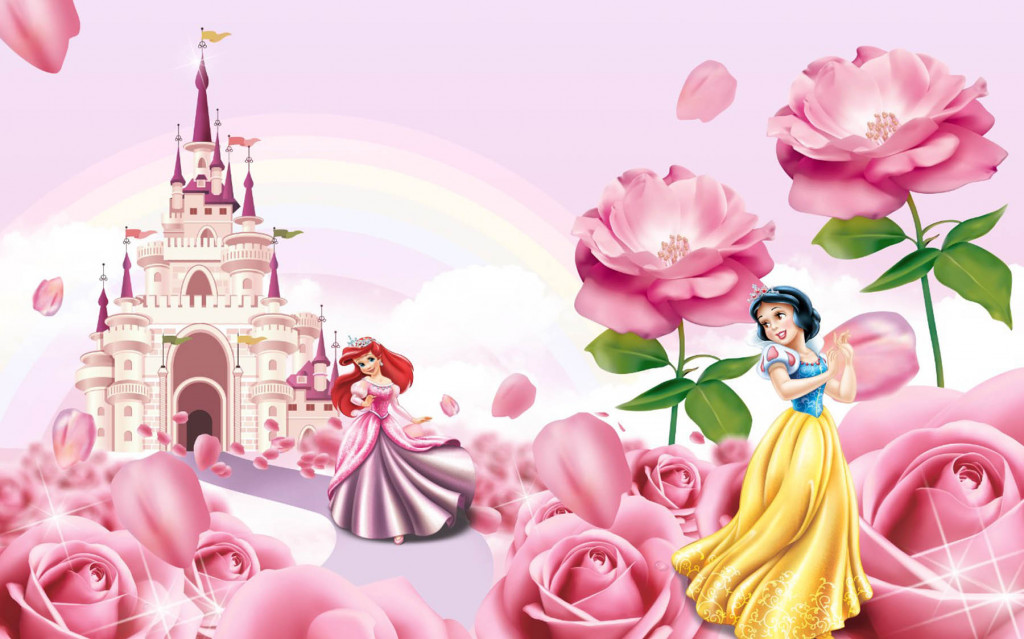 Фотообои замок и принцессы