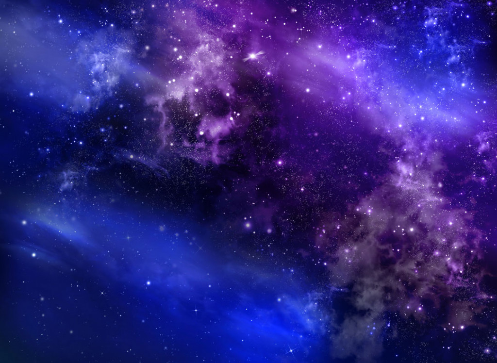Фотообои Звездное ночное небо глубокий космос