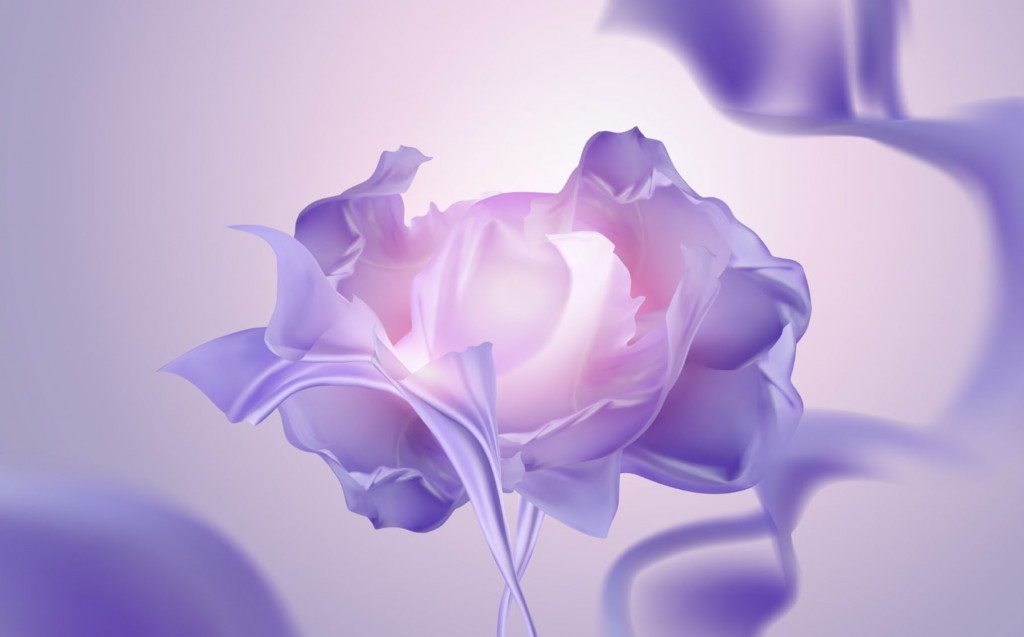 Фотообои фиолетовый цветок