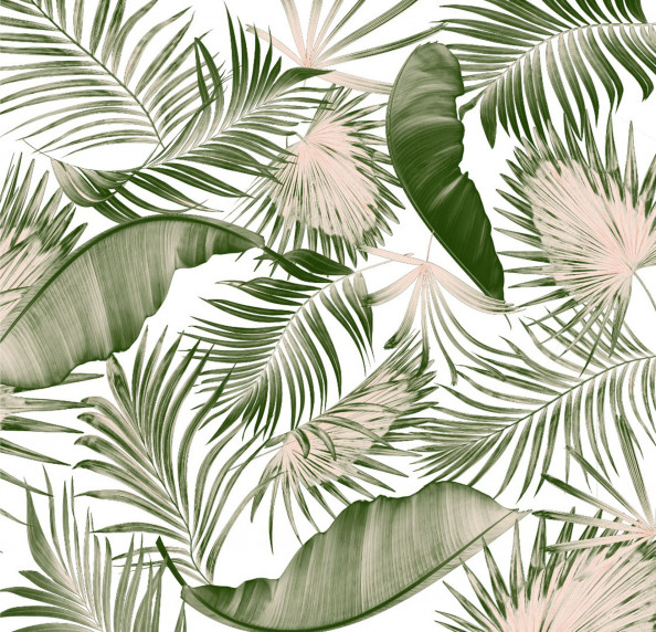 Фотообои тропические листья