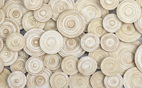 Фотообои Деревянный рисунок